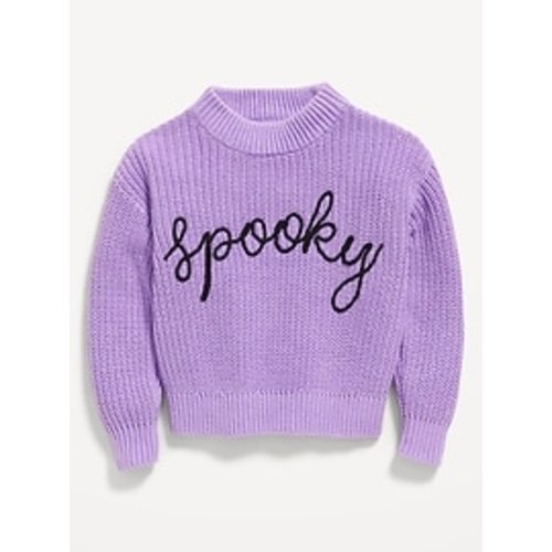 Long-Sleeve Embroidered Sweater for Toddler Girls | Old Navy