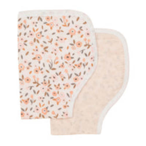 All4Ella Burp Cloth 2pk Floral Bouquet
