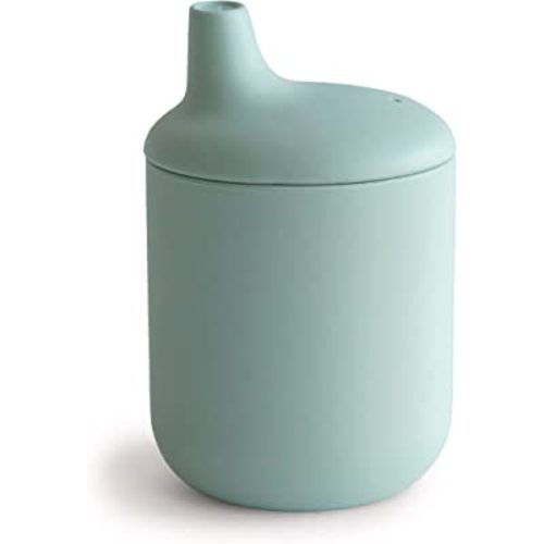mushie 100% Silicone Baby Sippy Cup | 6 Months+ (Cambridge Blue)
