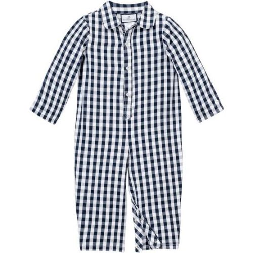 Navy Gingham Romper - Petite Plume | Maisonette