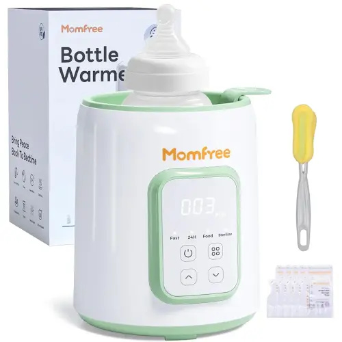 Bottle Warmer, 8-in-1 Fast Baby Bottle Warmer for Breastmilk and Formula,Milk Warmer with Accurate Temperature Control and Automatic Shut-Off,Multifunctional Bottle Warmers for All Bottles(Green)
