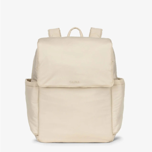 Diaper Backpack with Laptop Sleeve - OATMEAL