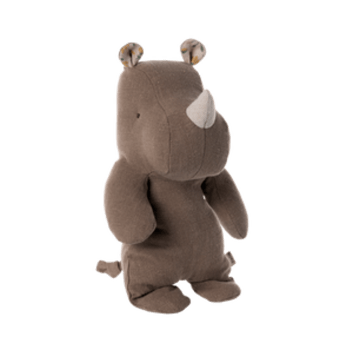 Neutral Rhino Stuffed Animal - Maileg - Maileg USA