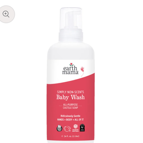 Simply Non-Scents Castile Baby Wash - Unscented Soap