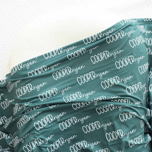 Personalized Baby Name Swaddle Blanket Font Duo | Best Selling Neutrals