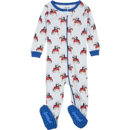 Leveret Kids Pajamas Baby Boys Girls Footed Pajamas Sleeper 100% Cotton (Size 6-12 Months-5 Toddler)