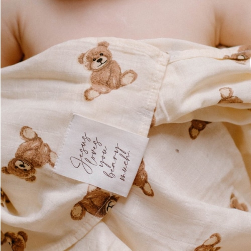 Jesus Loves You Beary Much Swaddle Blanket – OUR HOUSE ABOVE