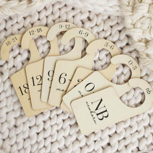 Wooden Nursery Closet Dividers | Classic