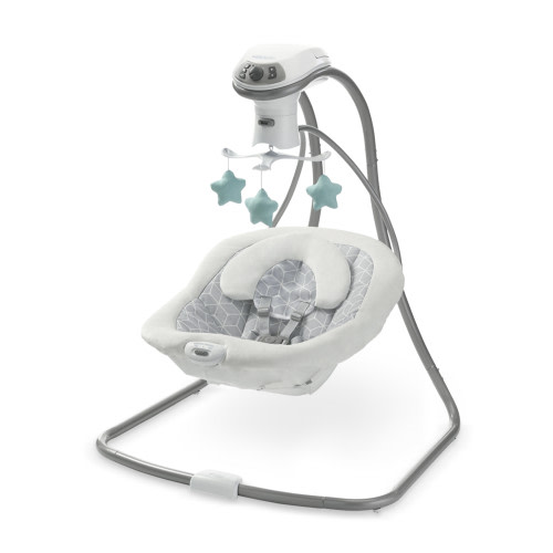 Graco Simple Sway LX Swing with Multi-Direction Seat, Grey, Infant