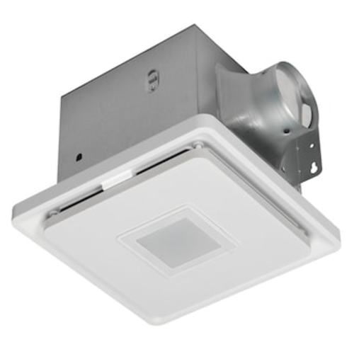 Homewerks 1.5-Sone 110-CFM White Decorative Lighted Bluetooth Compatibility Bathroom Fan 7130-13-BT at Lowes.com