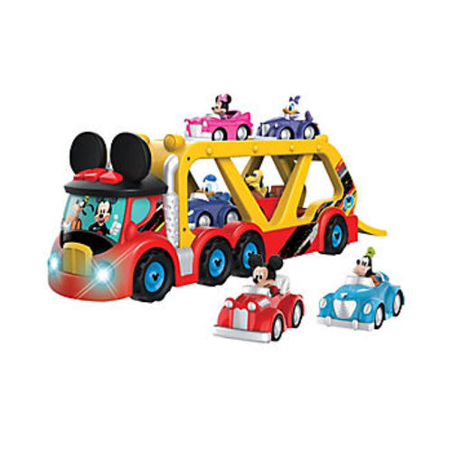 Disney Junior 19" Hauler and Six Pullback Vehicles