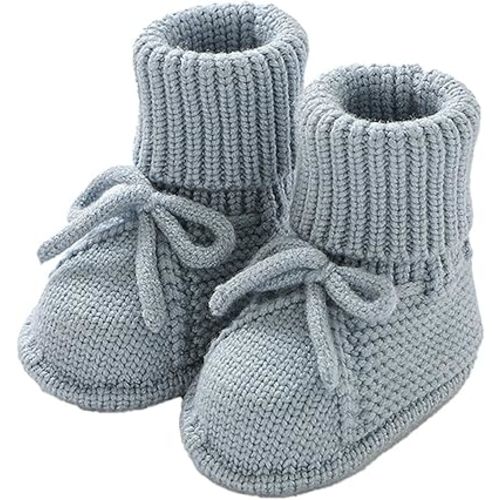 Newborn Baby Booties Sock Shoes Hand Knitting Crochet Boys Girls Infant Cozy Indoor Breathable Walking Shoes