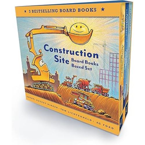Construction Site Board Books Boxed Set, Goodnight Construction Site