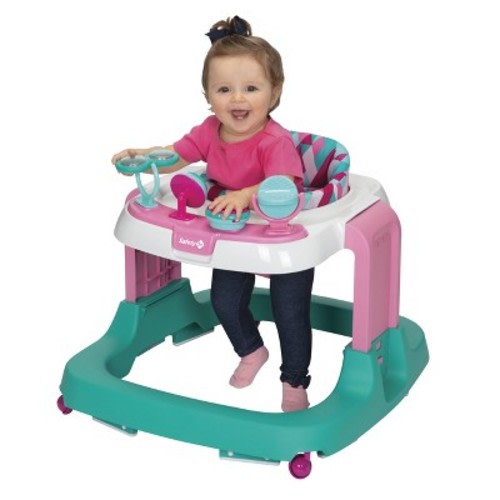 Safety 1st Ready, Set, Walk! DX Developmental Baby Walker, Color: Diamond Blush