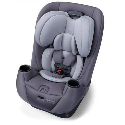 Maxi-Cosi Pria All-in-One Convertible Car Seat, Infant to Toddler Car Seat, Easy-Install Harness, Machine-Washable Cover, 5-100 lbs, Sea Shadow
