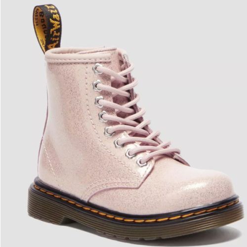 Toddler 1460 Glitter Boots in Powder Pink | Dr. Martens