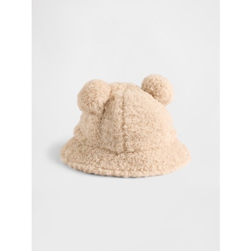 Baby & Toddler Recycled Sherpa Bear Bucket Hat