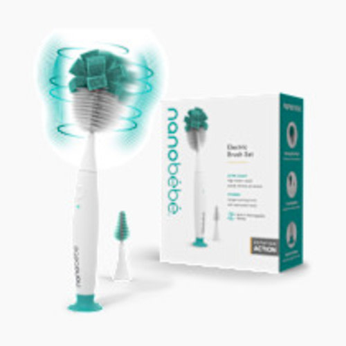 Nanobebe E-Brush Electric Baby Bottle Brush