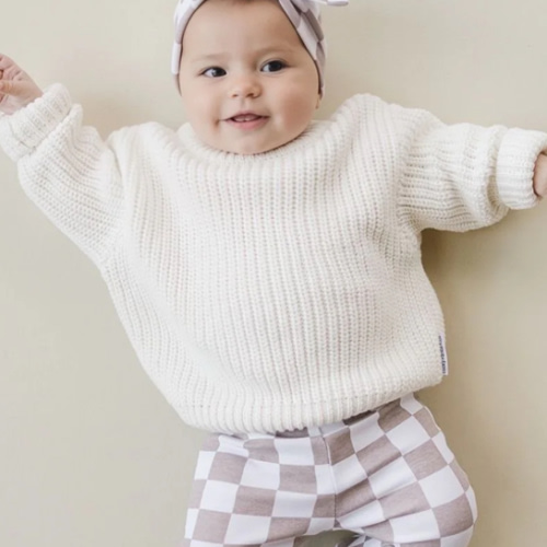 Chunky Knit Sweater | Milk