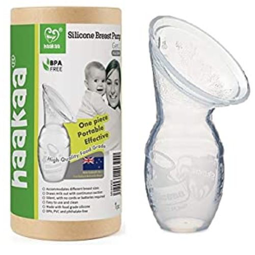 Amazon.com : Haakaa Silicone Breast Pump 4 oz/100 ml, BPA FREE Manual Breast Pump 100% Food Grade Silicone BPA PVC and Phthalate Free : Baby