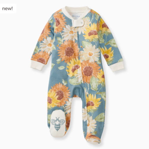 Sunflowers Organic Cotton Sleep & Play – Burt's Bees Baby