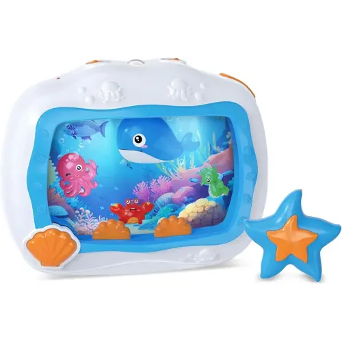 Baby Sleep Soother Musical Toy, Sound Machine with Light & Soothing Sounds, Infant Crib Mobile Hanging & Car Travel Toy, Sensory Dream Soother for Newborns 0-3 Years