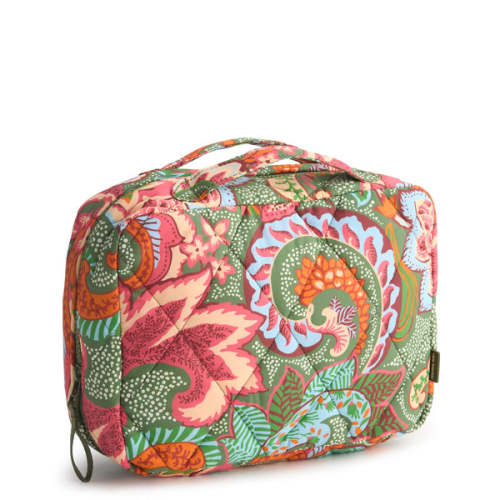 Hanging Travel Organizer - Leaf Me Not Paisley