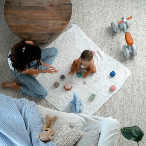Baby Muslin Blanket, Large 40" X 40" By Comfy Cubs, Color: White