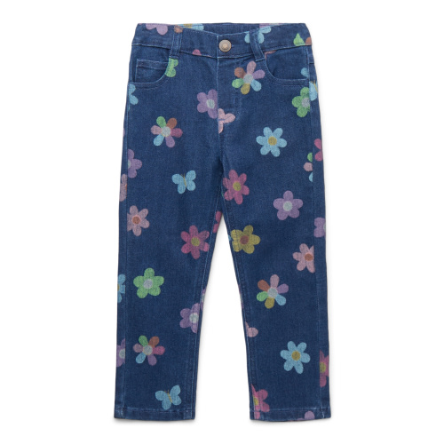Garanimals Toddler Girl Print Straight Denim Pants, Sizes 12M-5T