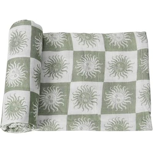 Muslin Swaddle Blanket, Muslin Swaddle Blankets for Boys and Girls, Baby Receiving Swaddles, Unisex Receiving Blanket Newborn Gifts (2.75''X2.75'' Checkered)