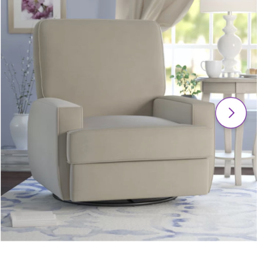 Abingdon Upholstered Swivel Reclining Glider
