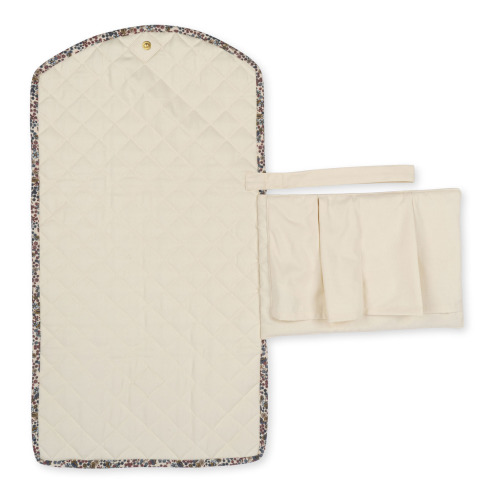 Vivi fleur travel changing mat in organic cotton