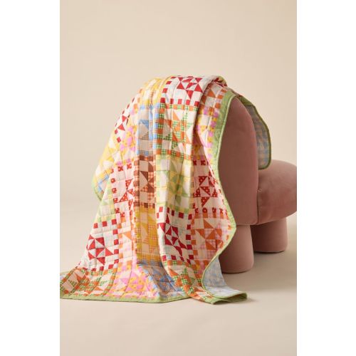 ban.do Quilted Patchwork Throw Blanket