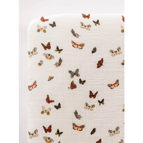 Butterfly Migration Crib Sheet