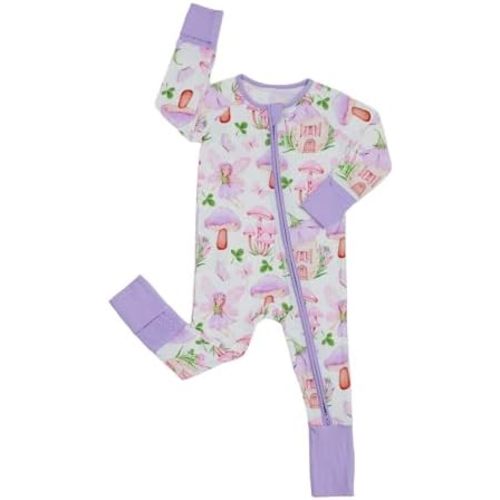Bamboo Viscose Baby Pajamas Footless Romper - Infant Boys Girls One Piece Jumpsuits Clothes 0/3/6/12/18/24 Months