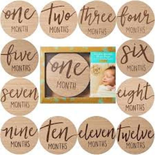 milestone wooden circles - Google Search