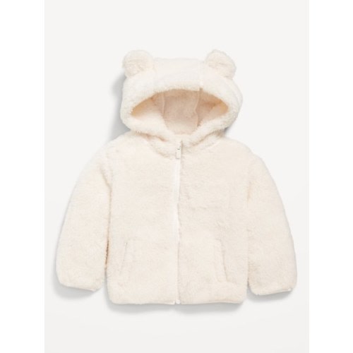 Old Navy Sherpa Critter Zip-Front Hooded Jacket