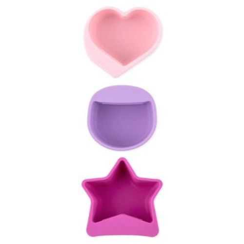 Bumkins Silicone Little Dippers Dining Bowls - Lollipop - 3pk