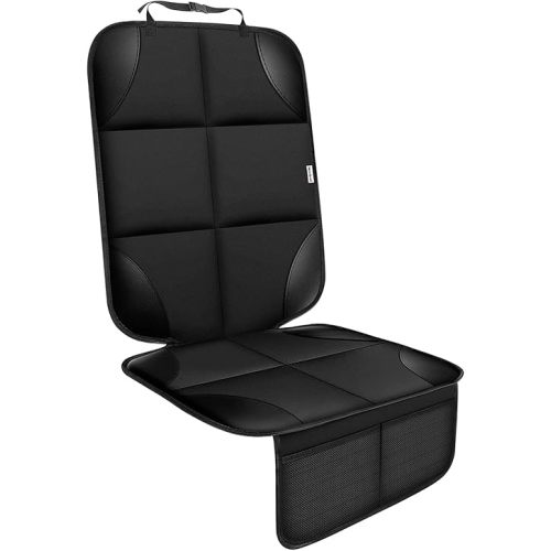 Meolsaek Car Seat Protector for Child Car Seat, 600D Fabric Waterproof Car Seat Cover with Non-Slip Backing, Under Baby Car Seat from Pressure Marks