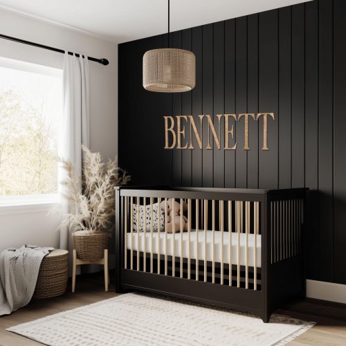 Personalized Wooden Baby Name Sign: Nursery Decor, Baby Shower Backdrop