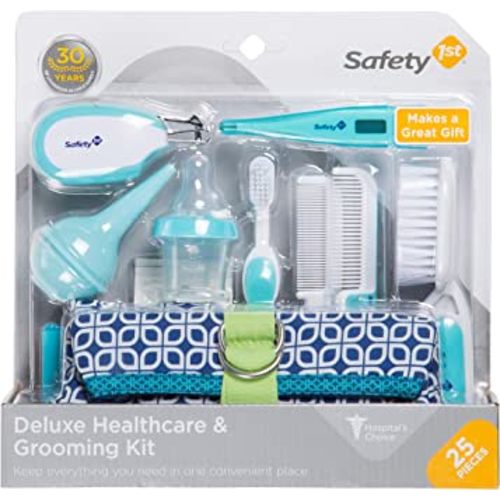Safety 1st Deluxe 25-Piece Baby Healthcare and Grooming Kit (Arctic Blue)
