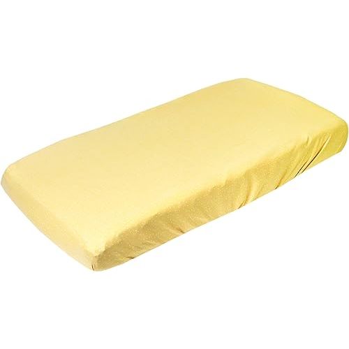 Copper Pearl Premium Knit Changing Pad Cover Soft, Stylish, and Universal Fit for All Standard Diaper Changing Pads, Trendy Design Changing Pad Covers, Marigold