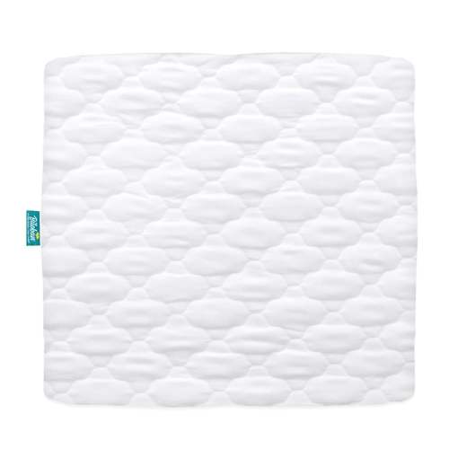 Square Pack N Play Mattress Pad Cover, 36'' x 36'', Perfect Fit Graco Pack 'n Play TotBloc & Joovy Room2 & Delta Children 36" x 36" Playard, Waterproof, White
