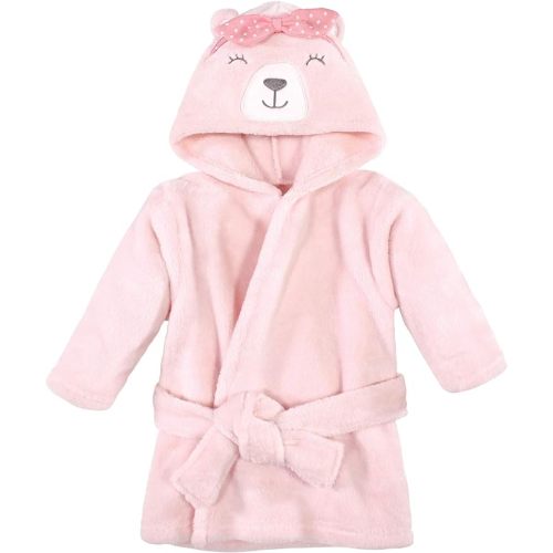 Hudson Baby Unisex Baby Plush Animal Face Bathrobe