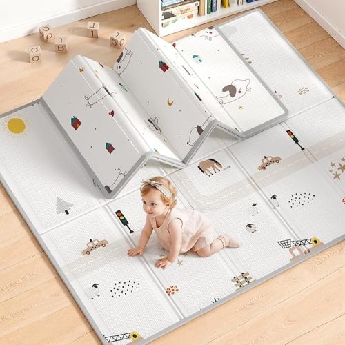 Baby Play Mat, 71x59x0.4 Large Thick Playmat