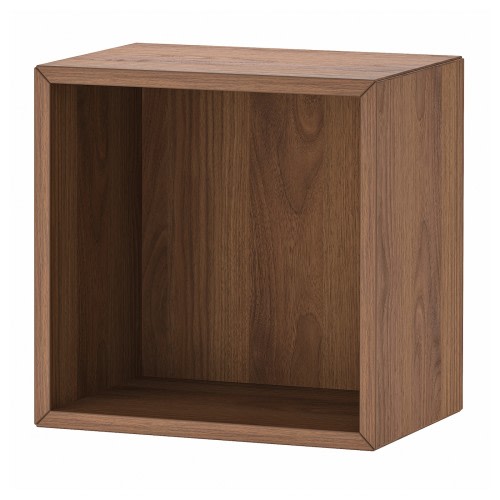 EKET Cabinet - brown walnut effect 13 3/4x9 7/8x13 3/4 "