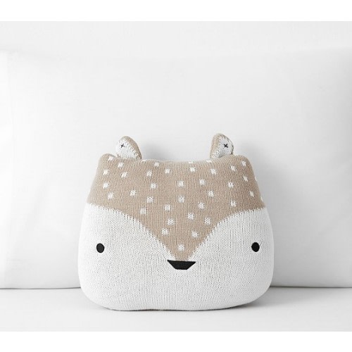 Fox Decorative Nursery Throw Pillow | Pottery Barn Kids