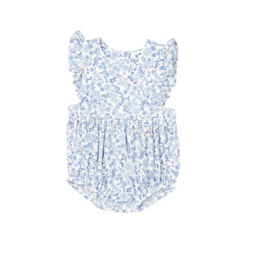 Sunsuit - Blue Calico Floral