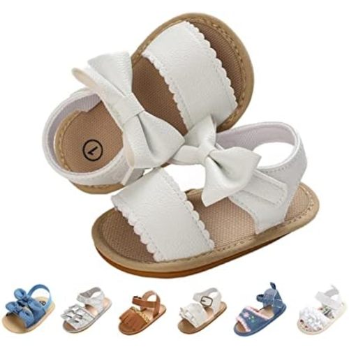 Baby Girls Sandals Summer Shoes Outdoor First Walker Toddler Girls Shoes for Summer