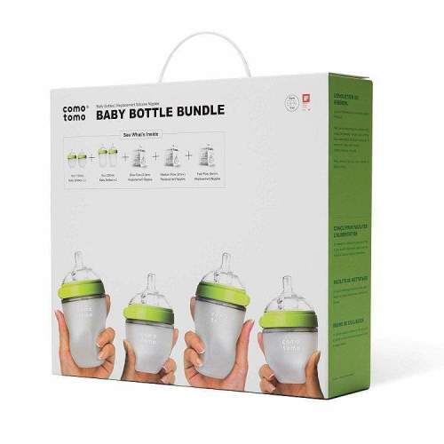 Comotomo Baby Bottle Bundle Gift Set